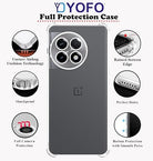 YOFO Transparent Back Cover for OnePlus 11 (5G)