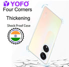 YOFO Back Cover for Oppo Reno 8T (5G) (Silicone|Transparent|Camera Protection)