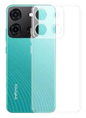 YOFO Back Cover for Infinix Smart 7 (2.0 MM |Flexible|Silicone|Transparent|Full Camera Protection)