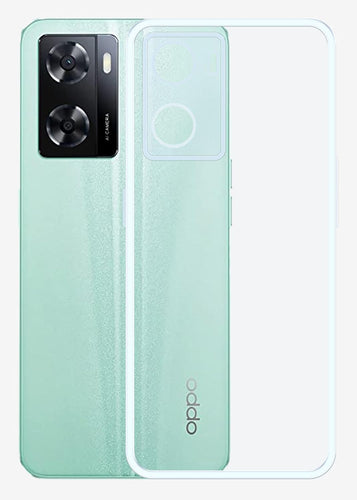 YOFO Back Cover for Oppo A57 (5G) 2022 (Flexible|Shockproof|Silicone|Transparent|Camera Protection)