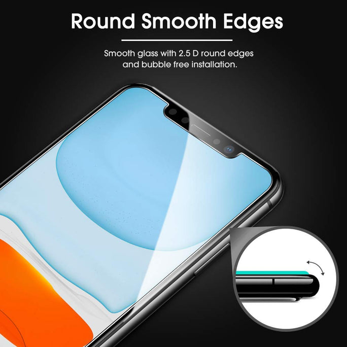 YOFO Curve Edge to Edge Full Screen Coverage Tempered Glass for " MI 12 (4G)  "- Full Glue Gorilla Glass (Black)