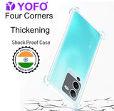 YOFO Back Cover for Vivo S15 Pro (Flexible|Shockproof|Silicone|Transparent|Camera Protection)