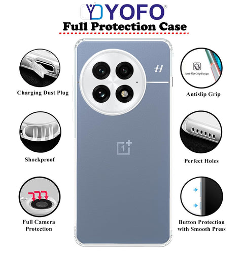 YOFO Silicon Back Cover Case for OnePlus-13R (5G)