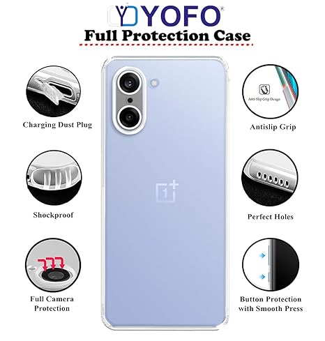 YOFO Silicon Back Cover Case for OnePlus Nord CE 5 (5G)