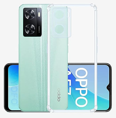 YOFO Back Cover for Oppo A57 (5G) 2022 (Flexible|Shockproof|Silicone|Transparent|Camera Protection)