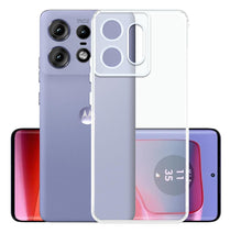 YOFO 2.0 MM Back Cover for Motorola Edge 50 Pro (5G) (Flexible|Silicone|Transparent|Full Camera Protection)