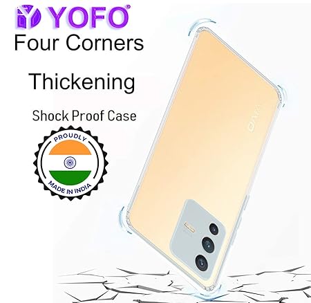 YOFO Transparent Back Cover for Vivo V23 (5G) / Vivo S12 (5G)