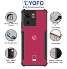 YOFO Shockproof Back Cover for Motorola Edge 40