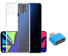 YOFO Silicon Transparent Back Cover for Samsung F41