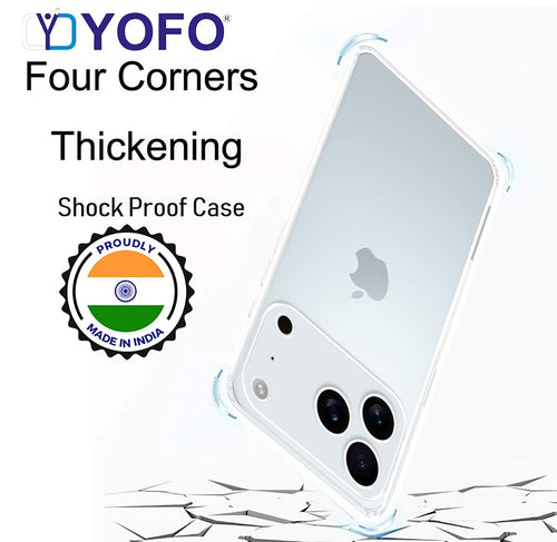 YOFO Silicon Back Cover Case for iPhone 17 Pro