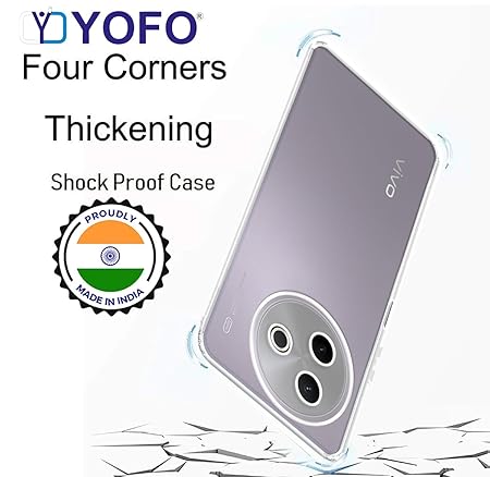 YOFO Silicon Back Cover Case for Vivo Y39 (5G)