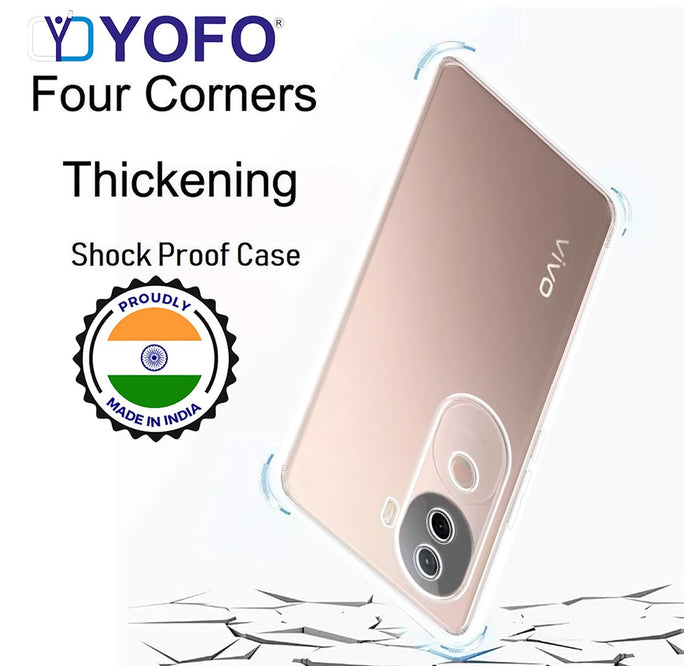 YOFO Silicone Back Cover Case for Vivo V40E (5G)