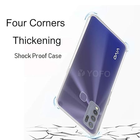 YOFO Silicone Back Cover for Vivo Y50 / Y30