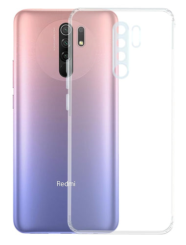 YOFO Back Cover for Poco M2 (Flexible|Shockproof|Silicone|Transparent|Camera Protection)