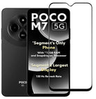 Edge to Edge Tempered Glass for Poco M7 5G
