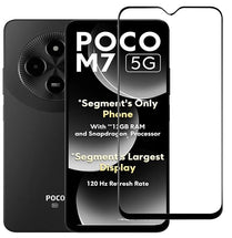Edge to Edge Tempered Glass for Poco M7 5G