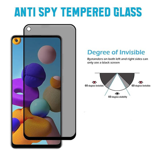 Oneminute  Edge to Edge Privacy Tempered Glass for IPHONE X