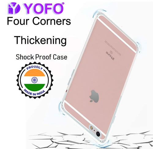 YOFO Apple iPhone 7 Plus/iPhone 8 Plus Ultra Thin 5.5 inch Screen Back Cover (Transparent)