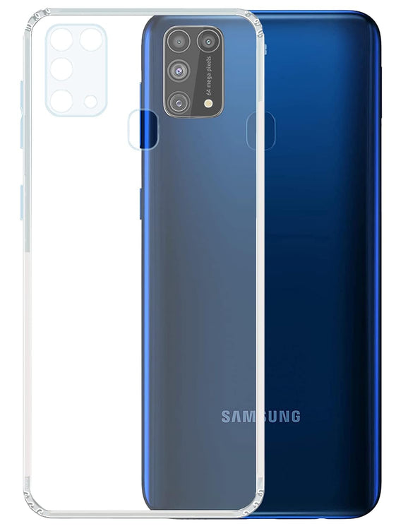 YOFO Transparent Back Cover for Samsung Galaxy M31
