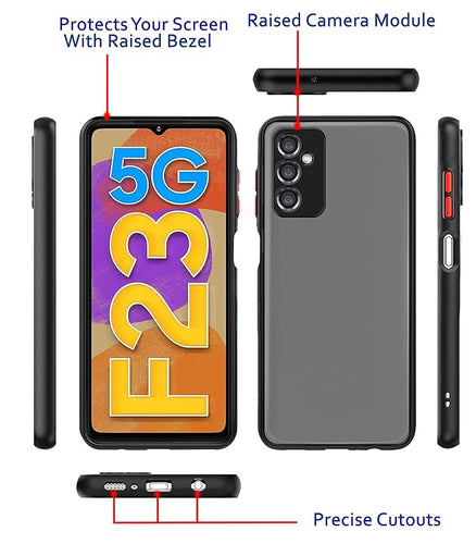 YOFO Smoke Back Cover for Samsung Galaxy F 23