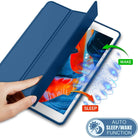 Smart Case for iPad 10th Generation (2025/2022) [Auto Sleep/Wake Cover] [Pencil Holder] [Soft Flexible Case] Recoil Series for Apple iPad 10th Generation - Dark Blue