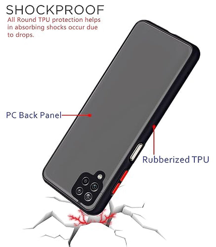 YOFO Smoke Back Cover for Samsung A12