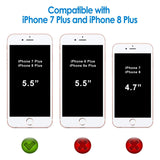 YOFO Apple iPhone 7 Plus/iPhone 8 Plus Ultra Thin 5.5 inch Screen Back Cover (Transparent)