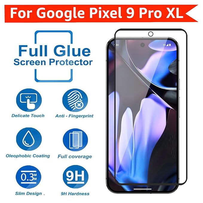 Edge to Edge Tempered Glass for Google Pixel 9Pro