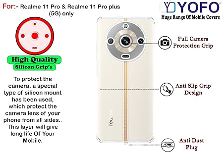 YOFO Back Cover for Realme 11 Pro / 11 Pro Plus (5G)