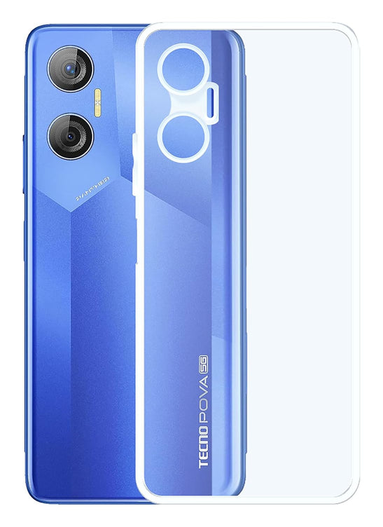 YOFO Back Cover for Tecno Pova Neo (2.0 MM|SlimFlexible|Silicone|Transparent|Camera Protection)