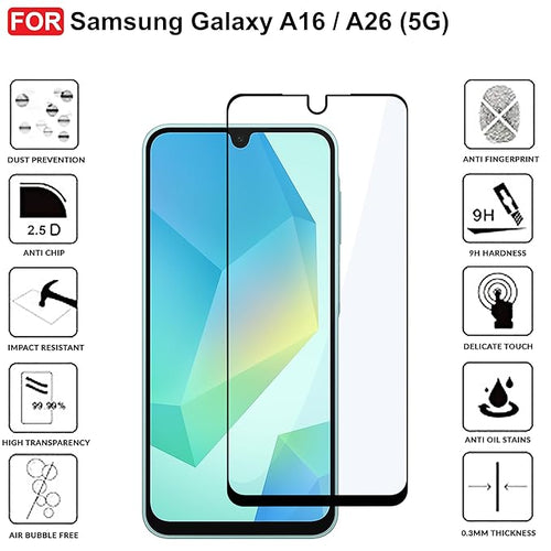Edge to Edge Tempered Glass for SAMSUNG A16 5G