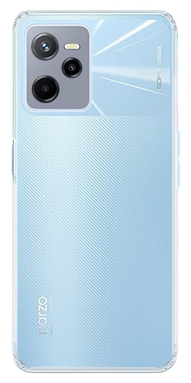 YOFO Back Cover for Realme Nazro 50A Prime (Silicone|Transparent|Camera Protection)