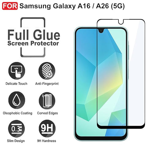 Edge to Edge Tempered Glass for SAMSUNG A16 5G
