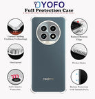 YOFO Transparent Back Cover for Realme 13 Pro (5G)