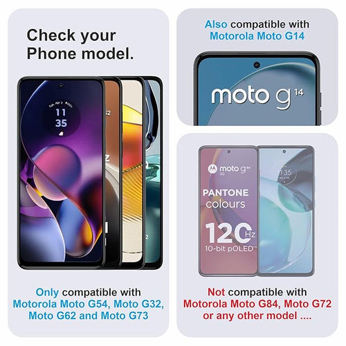 Edge to Edge Tempered Glass for MOTO G34