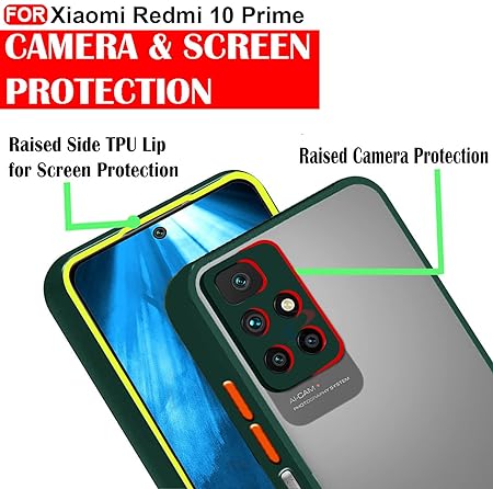 YOFO Smoke Back Cover for Mi Redmi 10 Prime