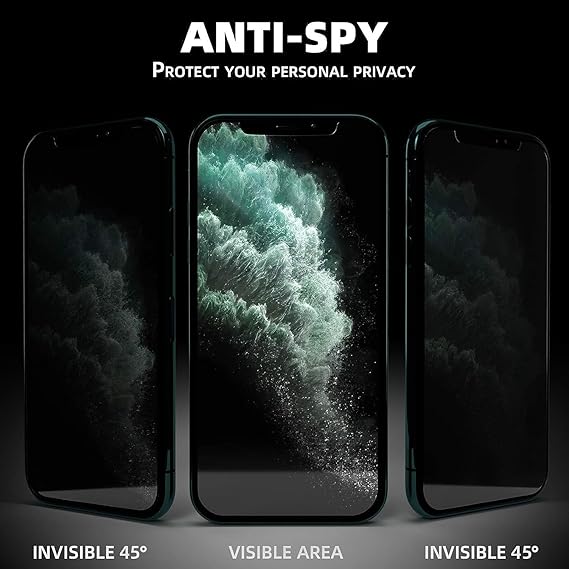 OneMinute Edge to Edge Privacy Tempered Glass for IPHONE 11