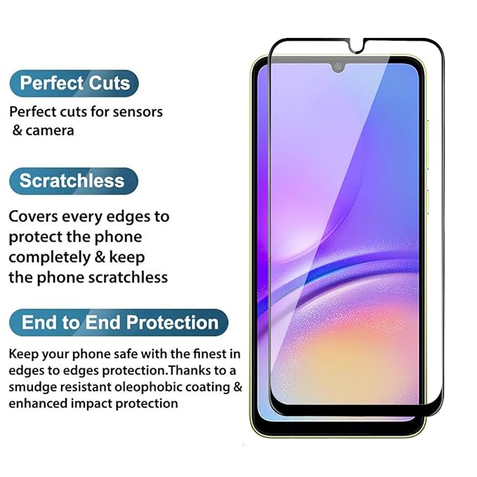 Edge to Edge Tempered Glass for Samsung Galaxy A05