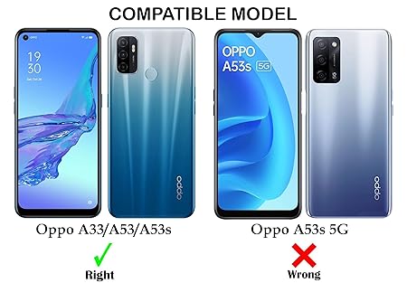 YOFO Square Back Cover for Oppo A53s