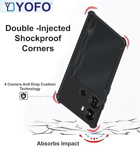 YOFO Shockproof Back Cover for iTEL P40