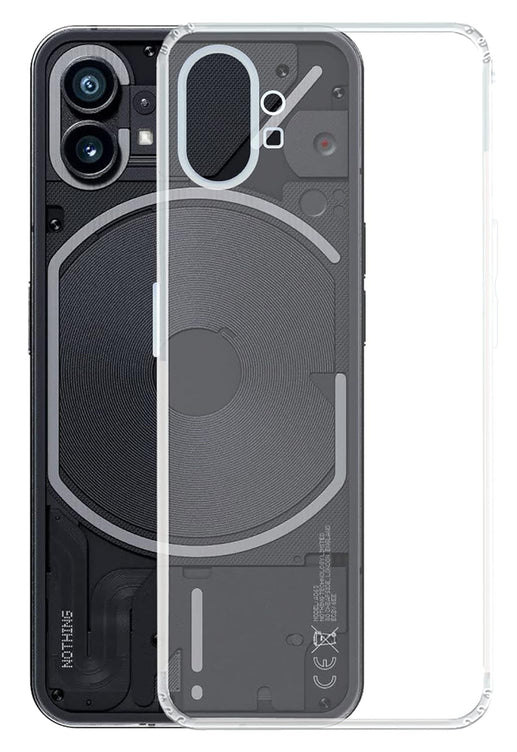 YOFO Back Cover for Nothing Phone 1 (Silicone|Transparent|Camera Protection)