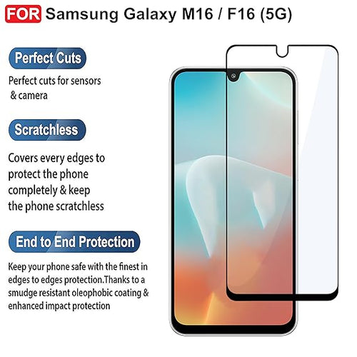 Edge to Edge Tempered Glass for Samsung F16 5G