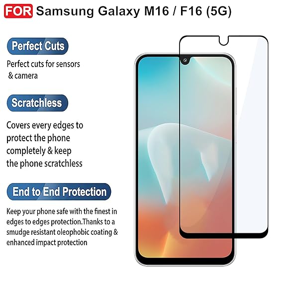 Edge to Edge Tempered Glass for Samsung F16 5G