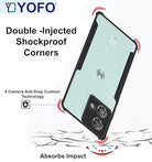 YOFO Shockproof Back Cover for Motorola Edge 40 Neo