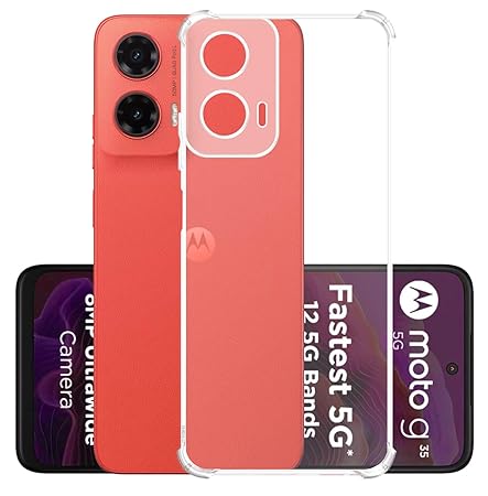 YOFO Transparent Back Cover for Motorola G35 (5G)