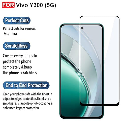 Edge to Edge Tempered Glass for Vivo Y300 (5G)