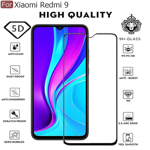 YOFO Edge to Edge Tempered Glass for REDMI 9 PRIME