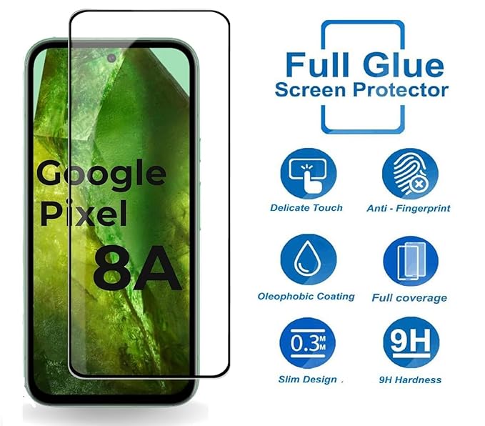 Edge to Edge Tempered Glass for Google Pixel 8A