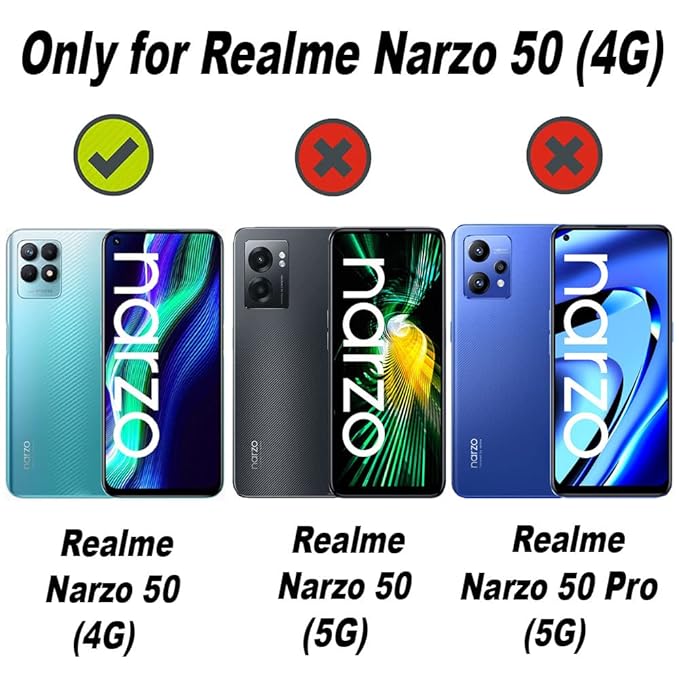 YOFO Smoke Back Cover for Realme Narzo 50