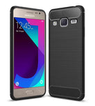 YOFO Back Cover Case for Samsung Galaxy J2 (2015) / Samsung Galaxy J2 (2017) | Compatible for Samsung Galaxy J2 (2015) / Samsung Galaxy J2 (2017) Back Cover | Soft and Flexible (TPU | Matte Black)